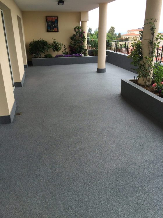 Étanchéité de terrasse en résine