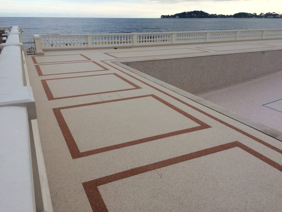 Terrasse en moquette de pierre Résimarbre