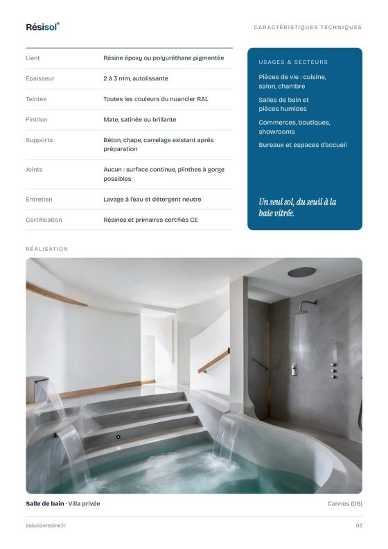 Catalogue des marques Solution Résine, page 3
