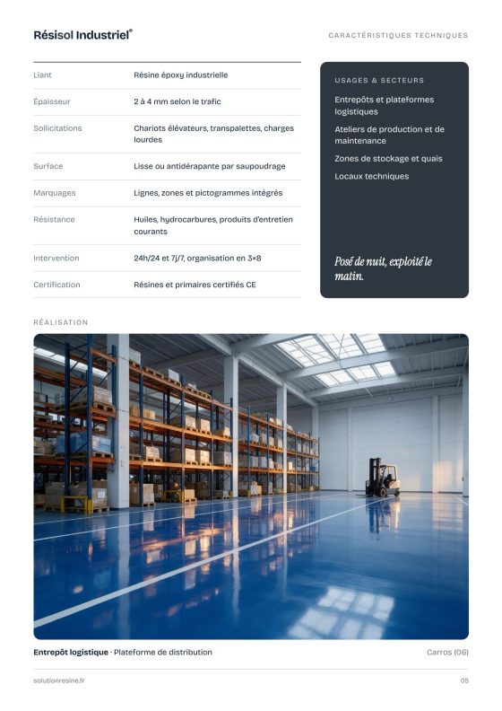 Catalogue des marques Solution Résine, page 5