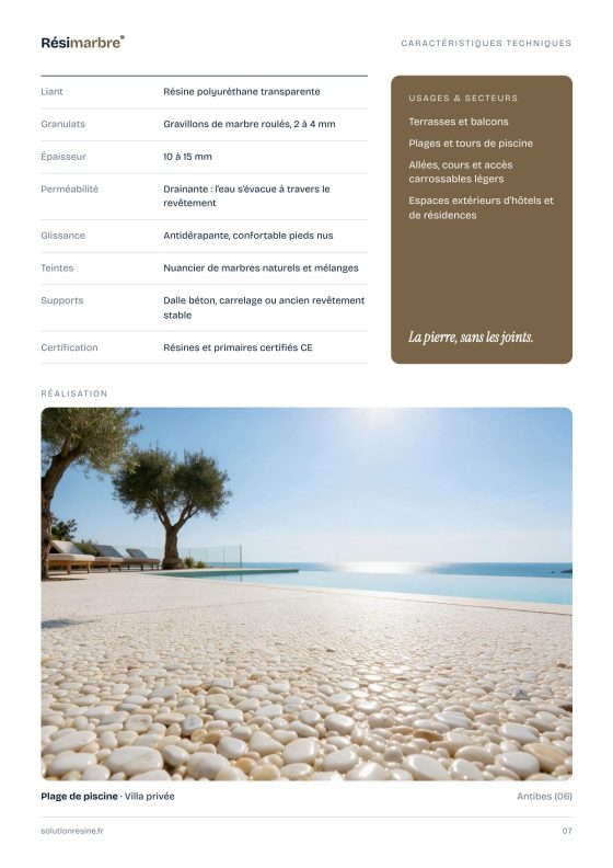 Catalogue des marques Solution Résine, page 7