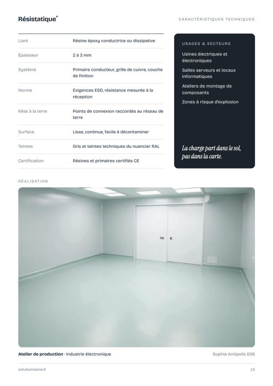 Catalogue des marques Solution Résine, page 15