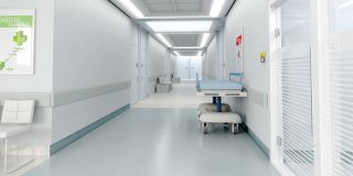 Sol hospitalier en résine